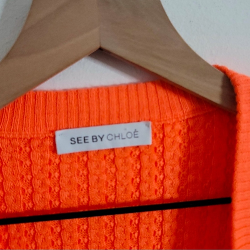 See By Chloe Orange Cardigan - Picture 3 of 7